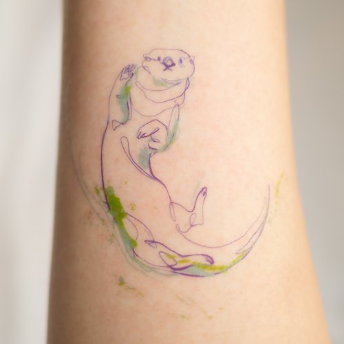 ArtStation - Otter Tattoo design