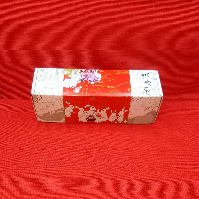 Tai Chi Tea bags -The Year of Rabbit gift box - Tea - Plants & Flowers Red