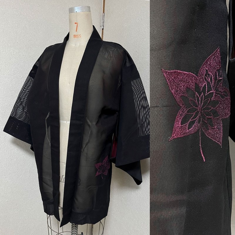 Vintage Japan Haori - Women's Casual & Functional Jackets - Other Materials Black