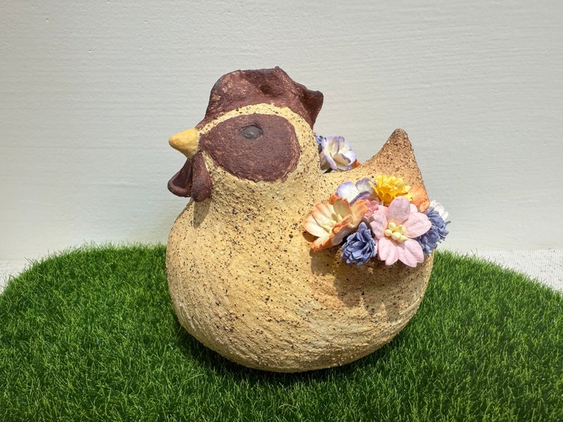 咕咕雞花器 - 花瓶/花器 - 陶 金色