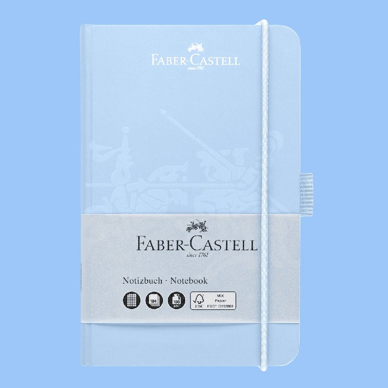 Faber Castell A6筆記本-天空藍 - 筆記本/手帳 - 紙 藍色
