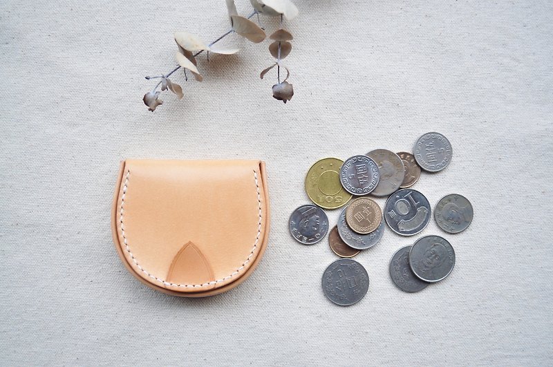 日式馬蹄型零錢包 - 散紙包 - 真皮 