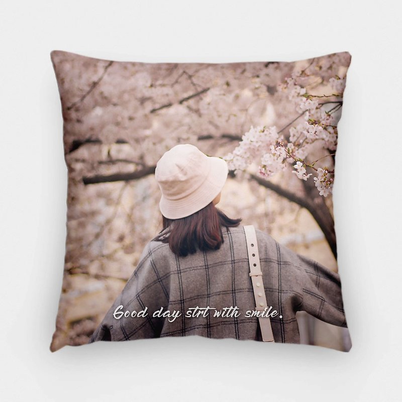 Customized pillow with pictures - text can be added - to enhance the clarity of photos - Pillows & Cushions - Cotton & Hemp White