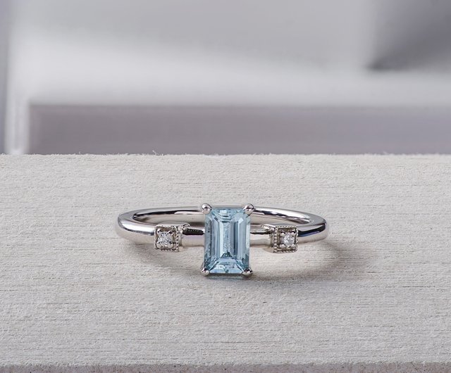 dior アクアマリン　アールデコ　リング Antique Gallery Soleil アンティークジュエリー / アールデコ