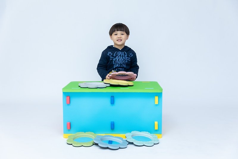 Rainbow Double Compartment Storage Box - Kids' Furniture - Other Materials 
