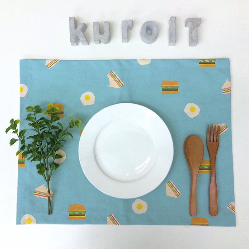 Take a bite of breakfast │ Make up your table canvas placemat - Place Mats & Dining Décor - Cotton & Hemp 