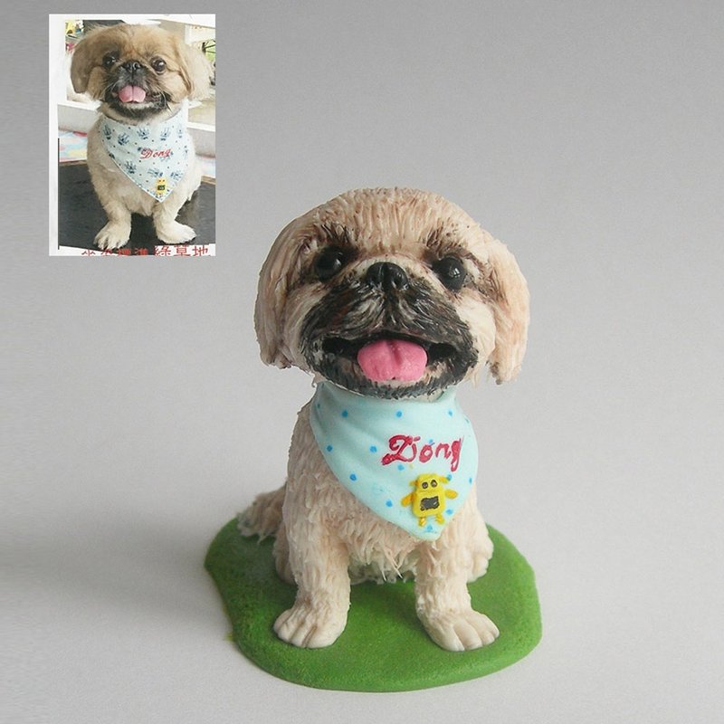 [Customized] Clay Pet Shih Tzu - Stuffed Dolls & Figurines - Clay 