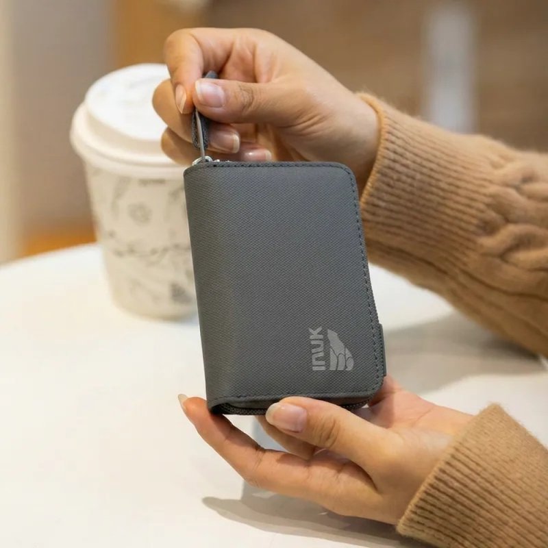 全境防水 機能卡夾包  Water_Shed Card Holder 碳素灰 - 錢包/皮夾/長短夾 - 環保材質 灰色