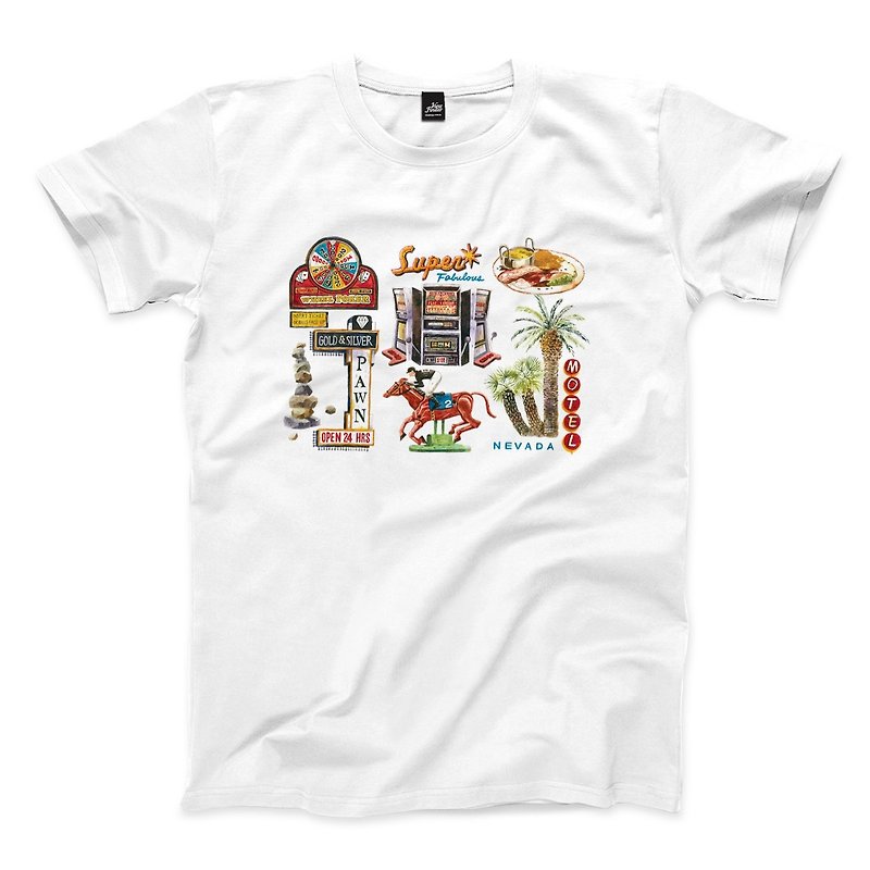 Las Vegas Morning - White - Unisex T-Shirt