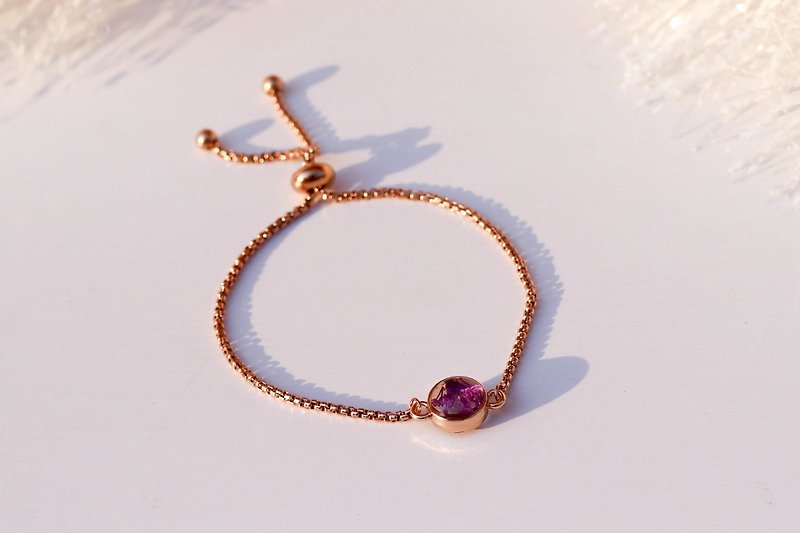 Ammi majus (purple) – Bracelet