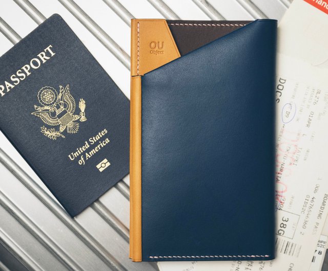 Leather Modern Passport Holder