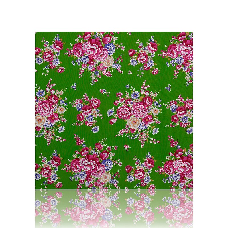 [Mr. Flower Cloth] Peony Flower Cloth x Grass Green