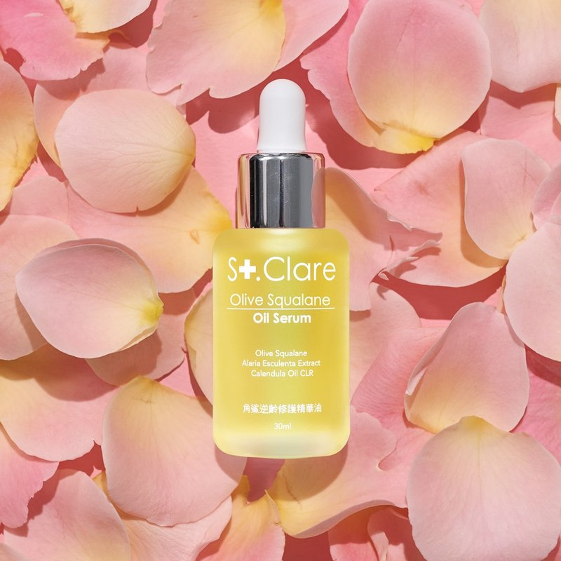 St.Clare 聖克萊爾 角鯊逆齡修護精華油30ml - 精華液/精華油 - 其他材質 黃色