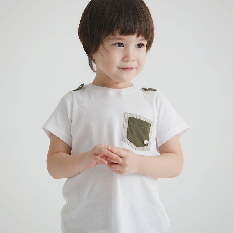 Military pocket T-shirt - Other - Cotton & Hemp Green