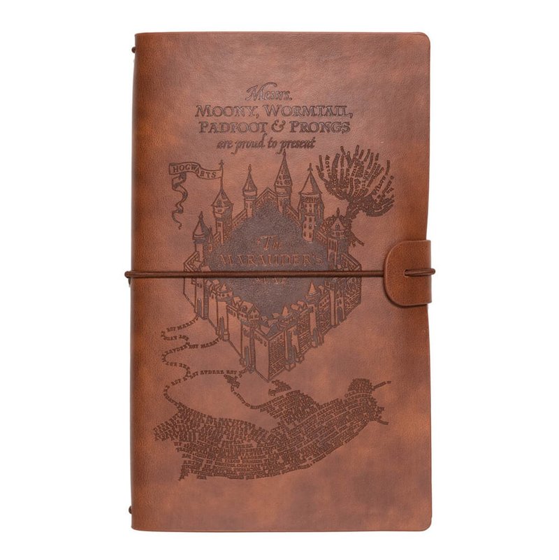 【Pre-order】【Harry Potter】Leather wind travel notebook Harry Potter - สมุดบันทึก/สมุดปฏิทิน - กระดาษ สีนำ้ตาล