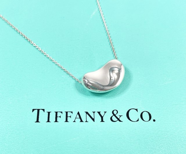 ティファニー エルサペレッティ ビーンネックレス ペンダントシルバー