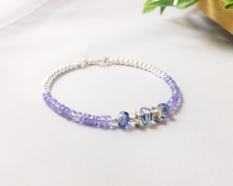 MH sterling silver natural stone custom series _ away from the dust 嚣 _ Danquan stone _ limited edition 1 - Bracelets - Gemstone Purple