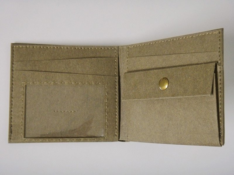 bi-fold coin holder+photo wallet washable pager (customizable) - กระเป๋าสตางค์ - กระดาษ หลากหลายสี