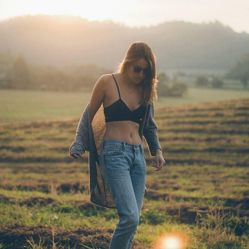 Jolly black bra - 運動內衣 - 其他材質 