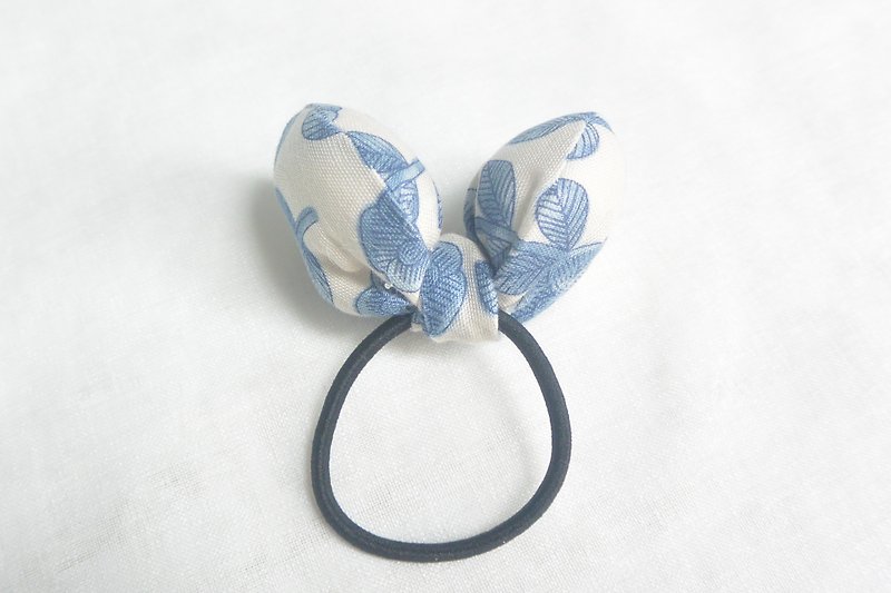 Butterfly Circle - Leaves - Hair Accessories - Cotton & Hemp Blue