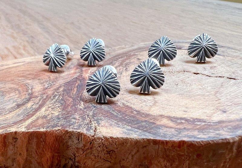 Shining Spades earrings - Earrings & Clip-ons - Silver Silver