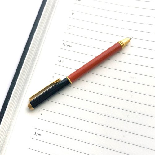 瑞文堂 瑞文堂皮夾專用原子筆│桔黑 稀有消光質感 附筆芯一支