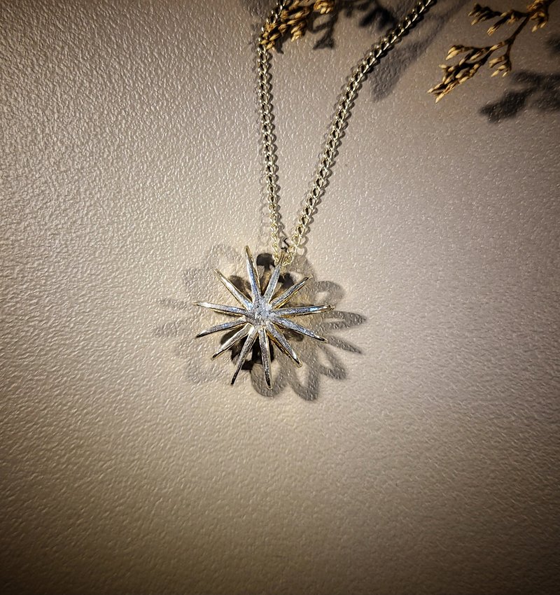 【JE Hand Made】Handmade 925 sterling silver necklace small light - สร้อยคอ - เงินแท้ สีเงิน