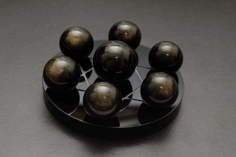 金曜石七星陣  礦石/水晶/靈修/開運/招財/破煞/防小人 - 擺飾/家飾品 - 半寶石 