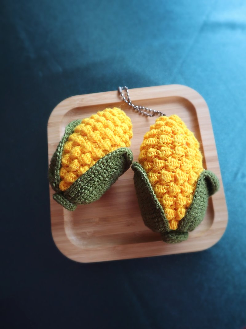 Crochet corn key chain - Keychains - Thread 