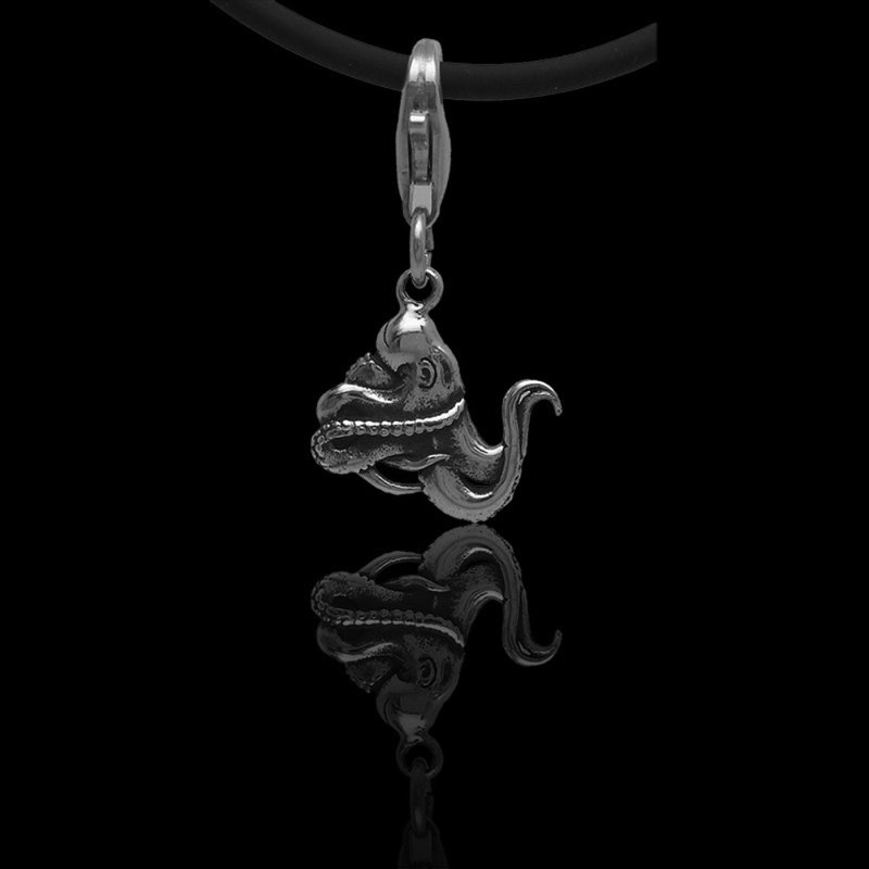 Octopus Silver Charm - 項鍊 - 純銀 
