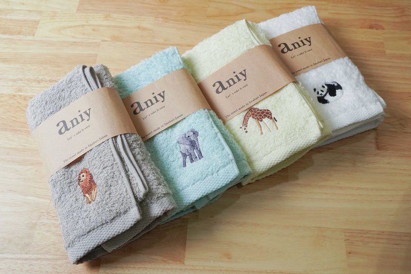今治産 刺繡長毛巾  — aniy - 毛巾/浴巾 - 棉．麻 多色