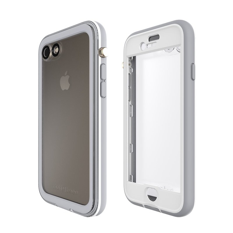 Tech21 British super impact EVO AQUA iPhone 7-round watertight collision Hard Case - White (5055517364959) - เคส/ซองมือถือ - วัสดุอื่นๆ ขาว