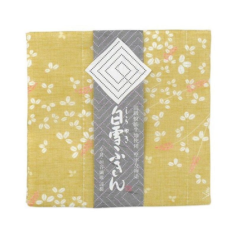 京友禪染萬用巾 / 萩 黃色 - 桌布/桌巾/餐墊 - 棉．麻 黃色