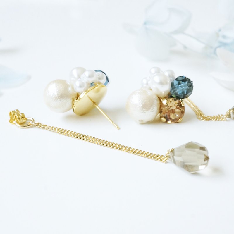Swarovski Luxury Earrings - Earrings & Clip-ons - Glass Blue