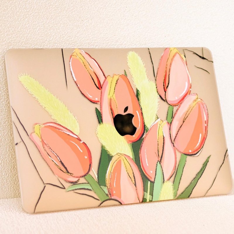 Tulip Bouquet MacBook Case - เคสแท็บเล็ต - พลาสติก หลากหลายสี