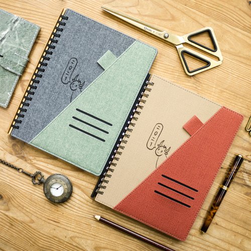 Winter and summer clouds. A5 removable loose-leaf book-cute Winter and summer clouds. A5 removable loose-leaf book-cute
