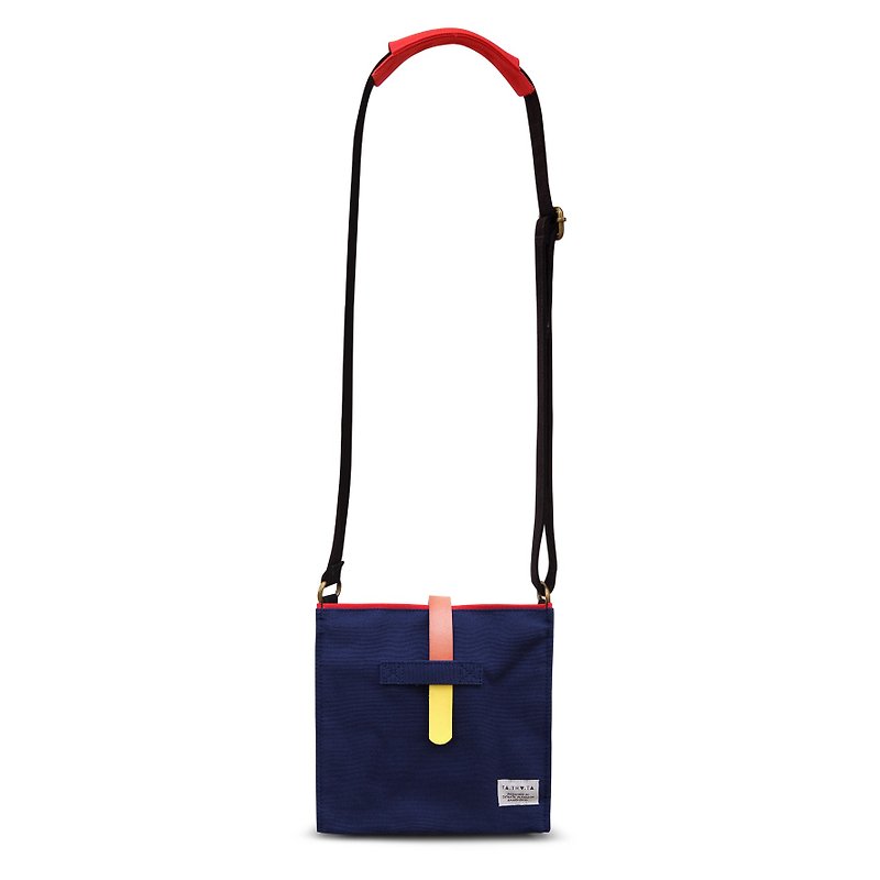 Jam Sea sling bag - Messenger Bags & Sling Bags - Cotton & Hemp Blue