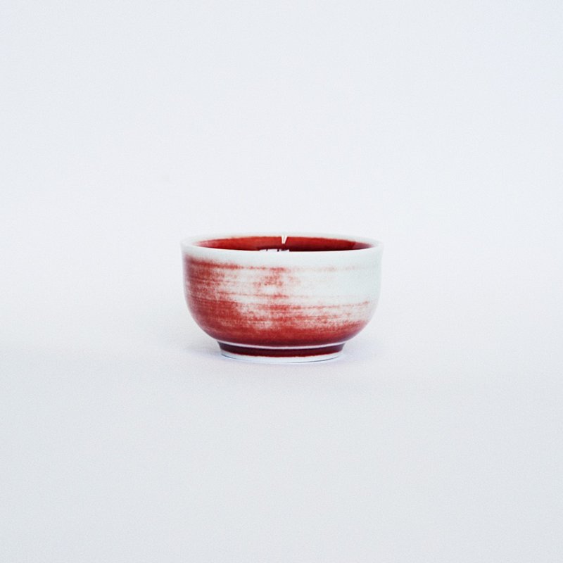 窯變釉手作陶瓷迷你单杯－紫雾 - 茶壺/茶杯/茶具 - 瓷 紅色