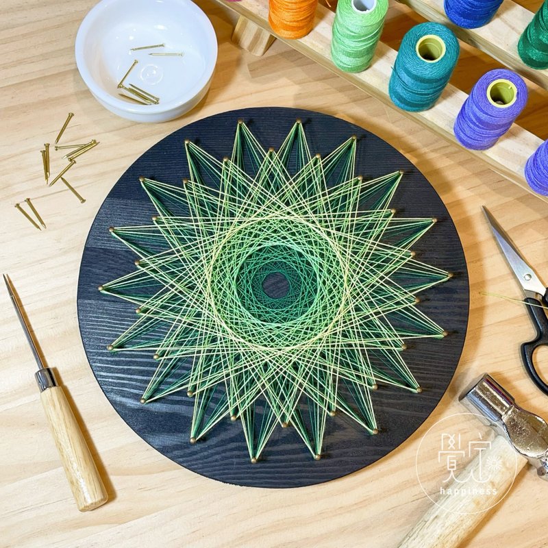 Stringart 藝術作品 - 擺飾/家飾品 - 其他材質 多色