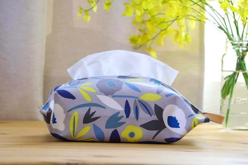 Toilet paper cover | Home use | Car use | Camping | Detachable leather lanyard - Tissue Boxes - Cotton & Hemp Multicolor