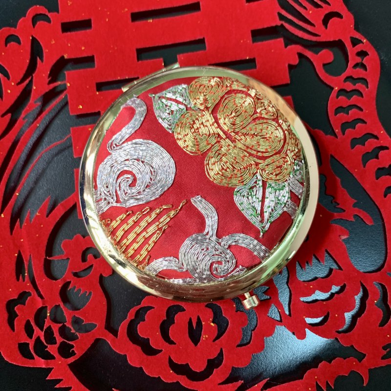 牡丹 - 二手裙褂鏡盒 - 其他 - 其他材質 紅色