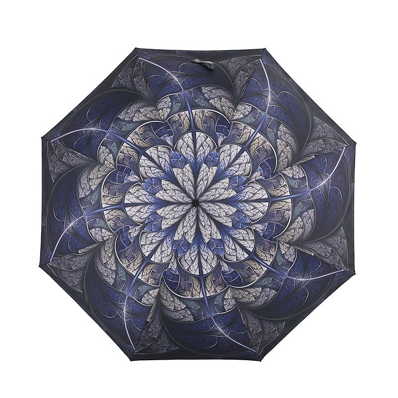 [ドイツのコボルド]抗紫外線冷却10-12度 - 目に見えない傘 - 多目的ミラー日陰冷却傘 - 二重三つ折り傘 - ブルーブルー - 傘・雨具 - その他の素材 ブルー