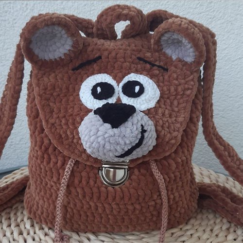 fairyland amigurumi Bear Backpack Crochet Pattern Amigurumi, Crochet bear Bag Pattern, Backpack
