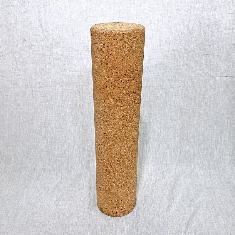 45cm yoga column natural cork yoga massage stick meridian stick fascia stick fascia relax and relieve pressure - อุปกรณ์ฟิตเนส - ไม้ก๊อก สีนำ้ตาล
