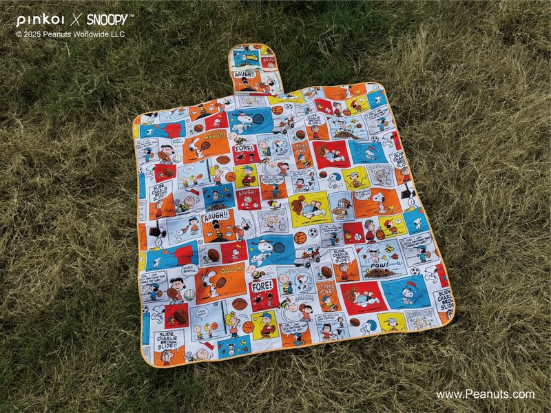 【Pinkoi x SNOOPY】野餐墊 史努比 輕量化 彩色漫畫 - 野餐墊/露營用品 - 聚酯纖維 多色