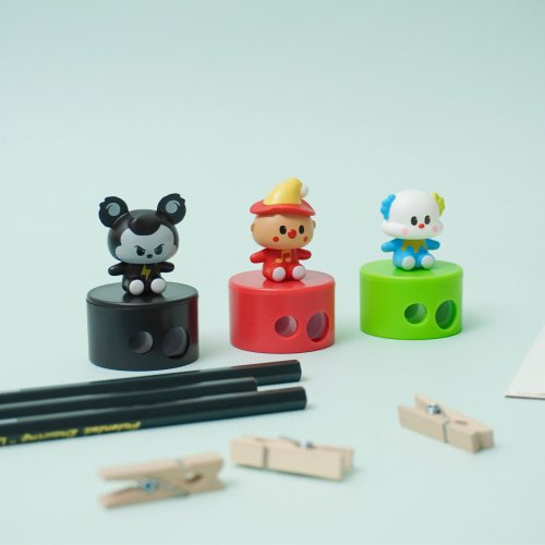 MOLOKA MOLOKA | 可愛造型公仔削筆器 大小雙孔削鉛筆器