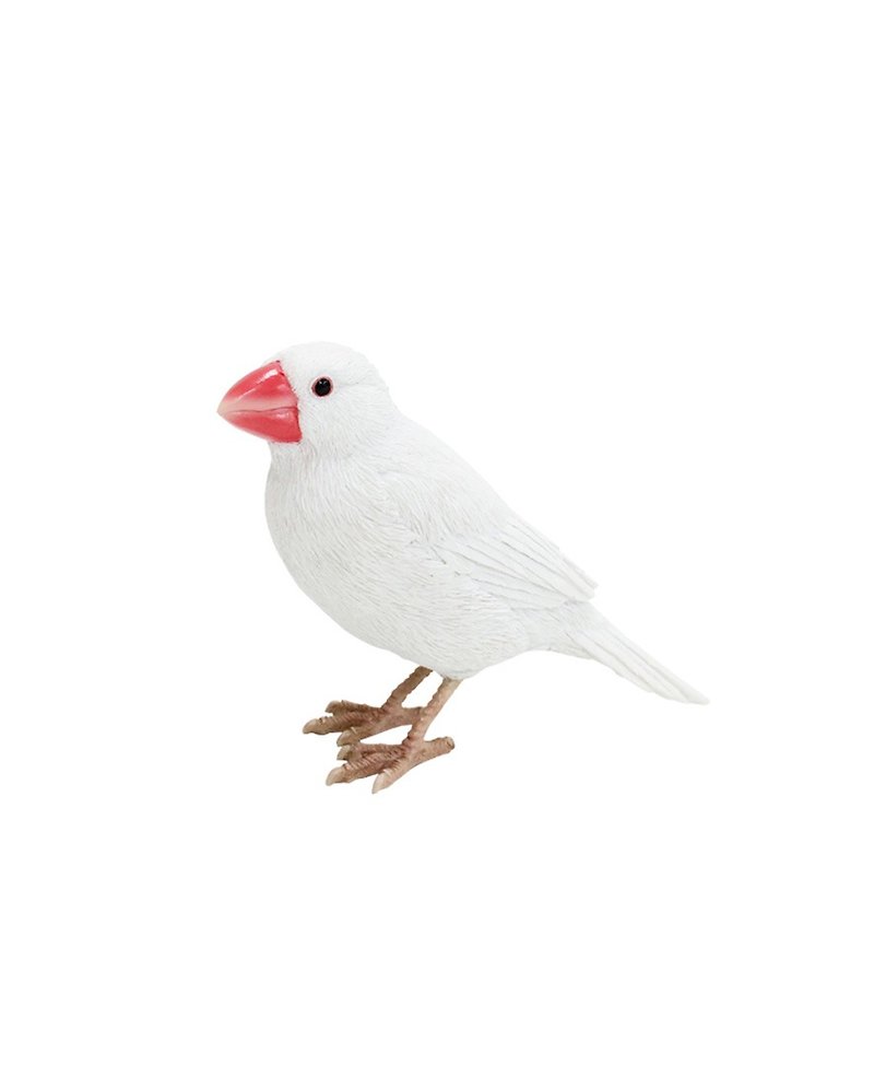 Japanese Magnets Healing Series Baiwen Bird Paper Needle Suction Iron / Table Decoration Holder - Other - Other Materials White