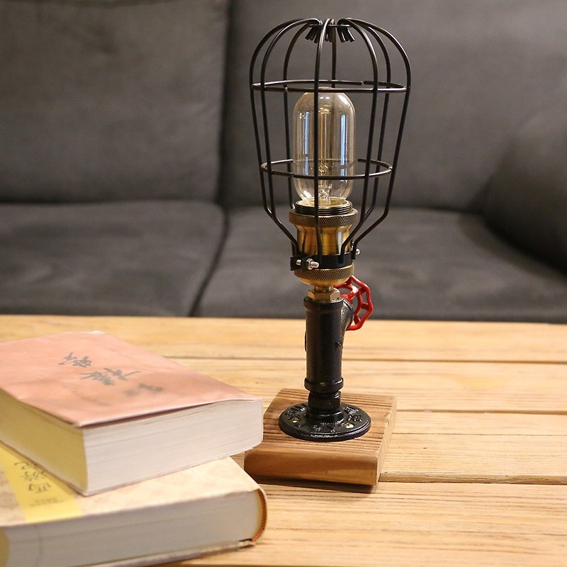 Customized Gifts Industrial Style With Cage Lights Edison Bulbs Atmosphere Decorative Lights Gifts Valentine&#39;s Day Gifts