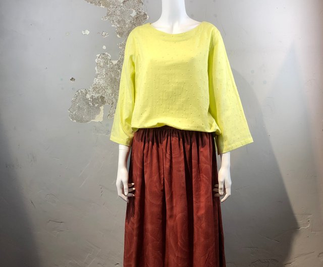 Linen Shirt - Light yellow - Ladies