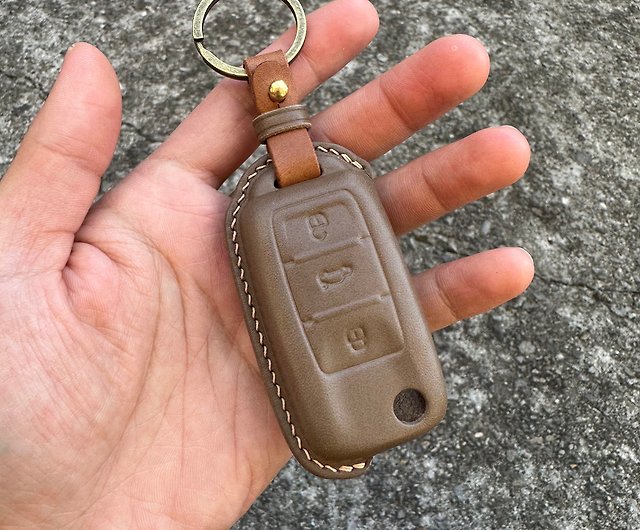 Buttero Leather car key case, car key cover, VW Volkswagen - Shop